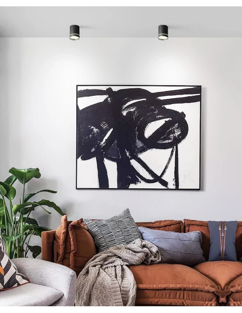 Colorful LED Downlight AC110V 220V Surface Mounted Downlight COB Spotlight 7W 12W 15W Ceiling Decorative Lighting Fixtures