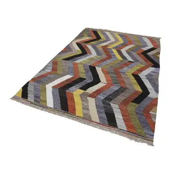 

176x250 Cm Multicolor Handmade Contemporary Area Rug-6x8 Ft