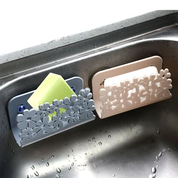 

Kitchen bathroom toilet water tank water absorbing sponge dry frame rack with suction cup bowl washer soap store