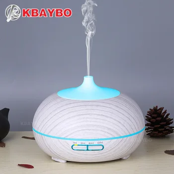 

KBAYBO 300ML Ultrasonic Air Humidifier electric Romantic Soft LED Light Essential Oil Diffusers Nano spray Mist Maker for home