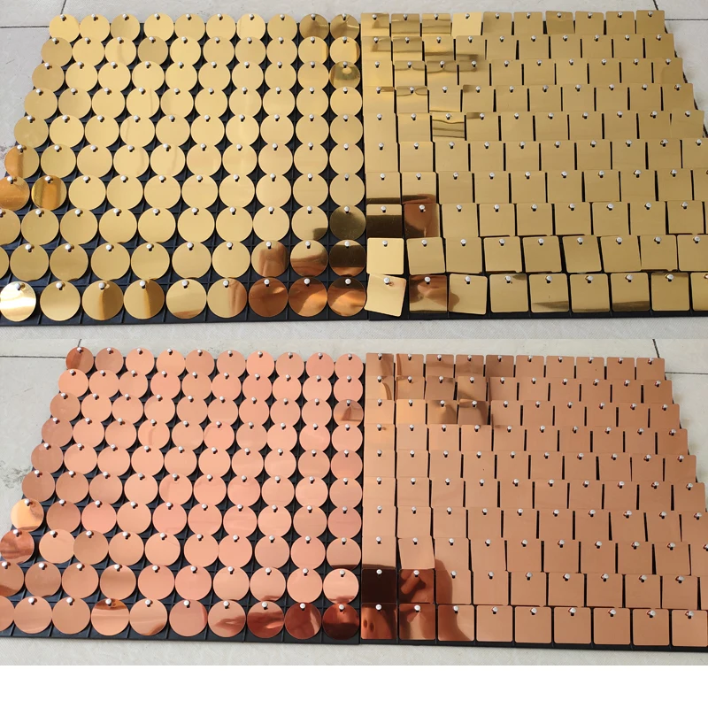 Фотообои золотого цвета с блестящими блестками 3D наклейки на стену|Фоны для