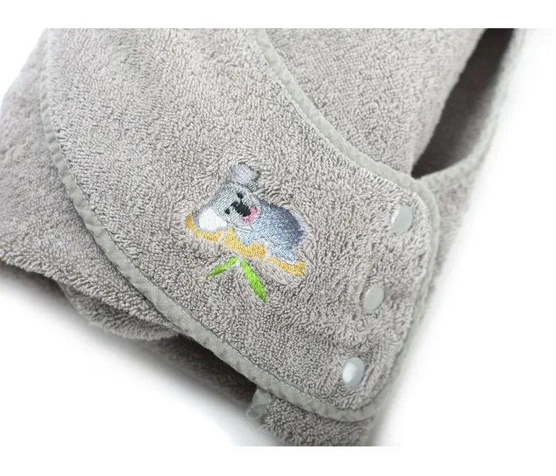 Avental de algodão penteado para bebês, toalha
