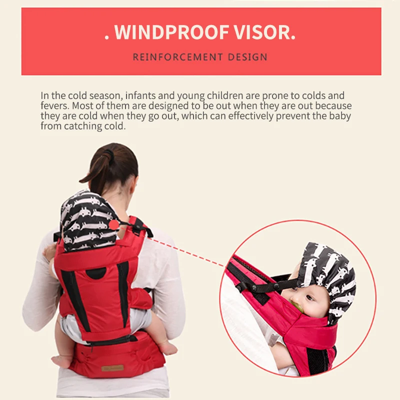 Windbreak Baby Carrier водонепроницаемый рюкзак в стиле Оксфорд эргономичный Хипсит(пояс для ношения ребенка) Новорожденный кенгуру Air Mesh сумка путешественника детское кресло