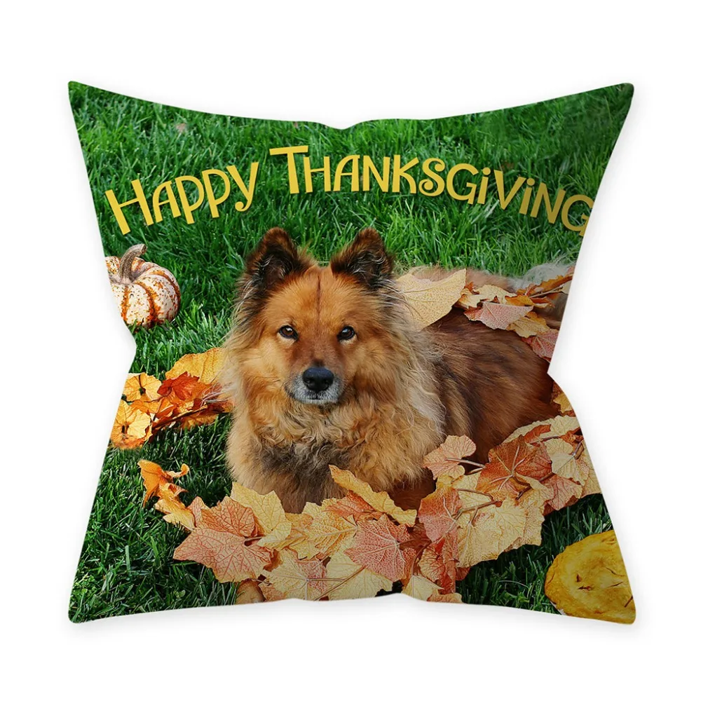 Наволочка с надписью thanksgiving Pumpkin thanksgiving наволочка 45*45 см