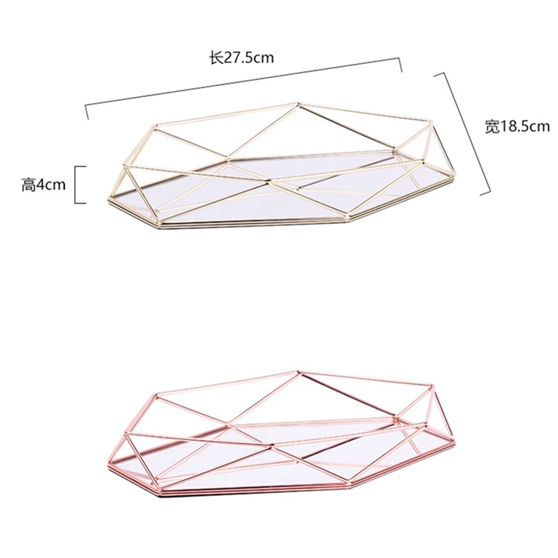 New-3D золотой круглый металлический подсвечник настенный подсвечник геометрический подсвечник(золото)& скандинавском стиле стекло медь Геометрическая шестиугольник St
