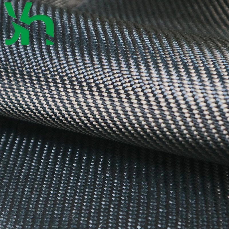 3KCarbon fibra nero grigio Kevlar tessuto 2 × 2 Twill 3k240gsm ad alta resistenza/resistente agli urti