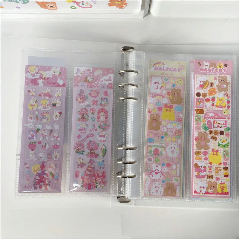 A5 Binder Storage Collect Book Kpop Photo Album Organizer Journal Diary Agenda Planner Cover School Stationery