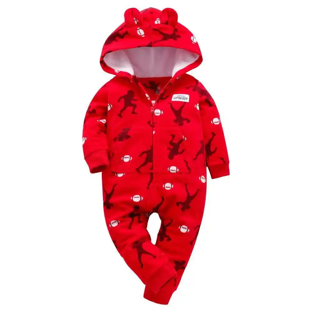Hooded Animal Style Newborn Infant Baby Romper Warm Polar Fleece Footed Pajamas Baby Boy Girl Clothing Jumpsuit Sleepwear 0 24m Rompers Aliexpress