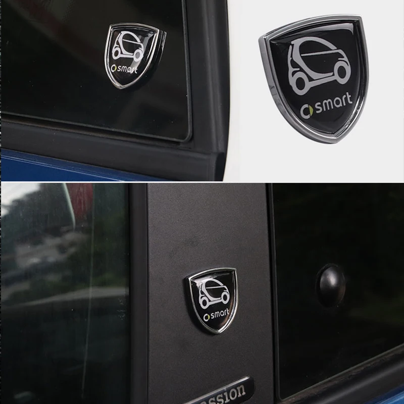 Для brabus модификация металлическая наклейка украшение для Smart 450 451 453 автомобильный 3D логотип внешние аксессуары для Mercedes автомобильный Стайлинг