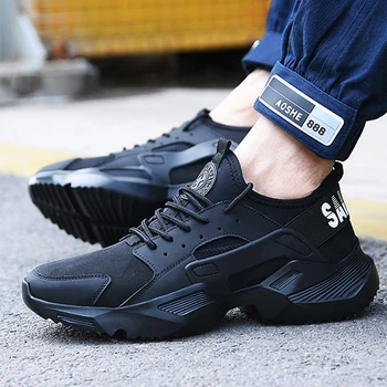 

CS793 Lightweight Safety Shoes Men Shoes Steel Toe Anti-smashing anti-piercing Work Sneakers Wear-Resistance Zapatos de trabajo