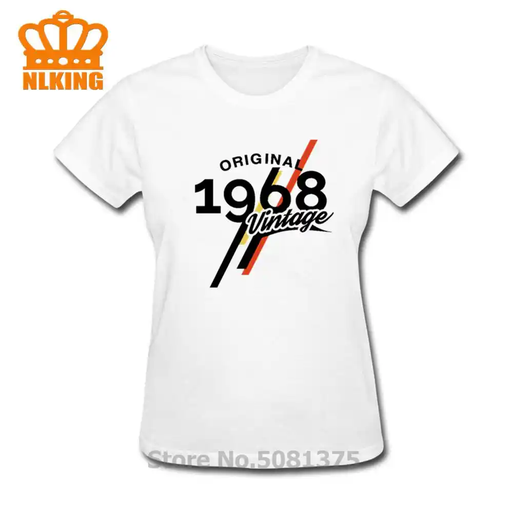 ヴィンテージ1968古典的な50歳の誕生日tシャツ女性50th誕生日tシャツ母の日プレゼント快適なtシャツ Tシャツ Aliexpress