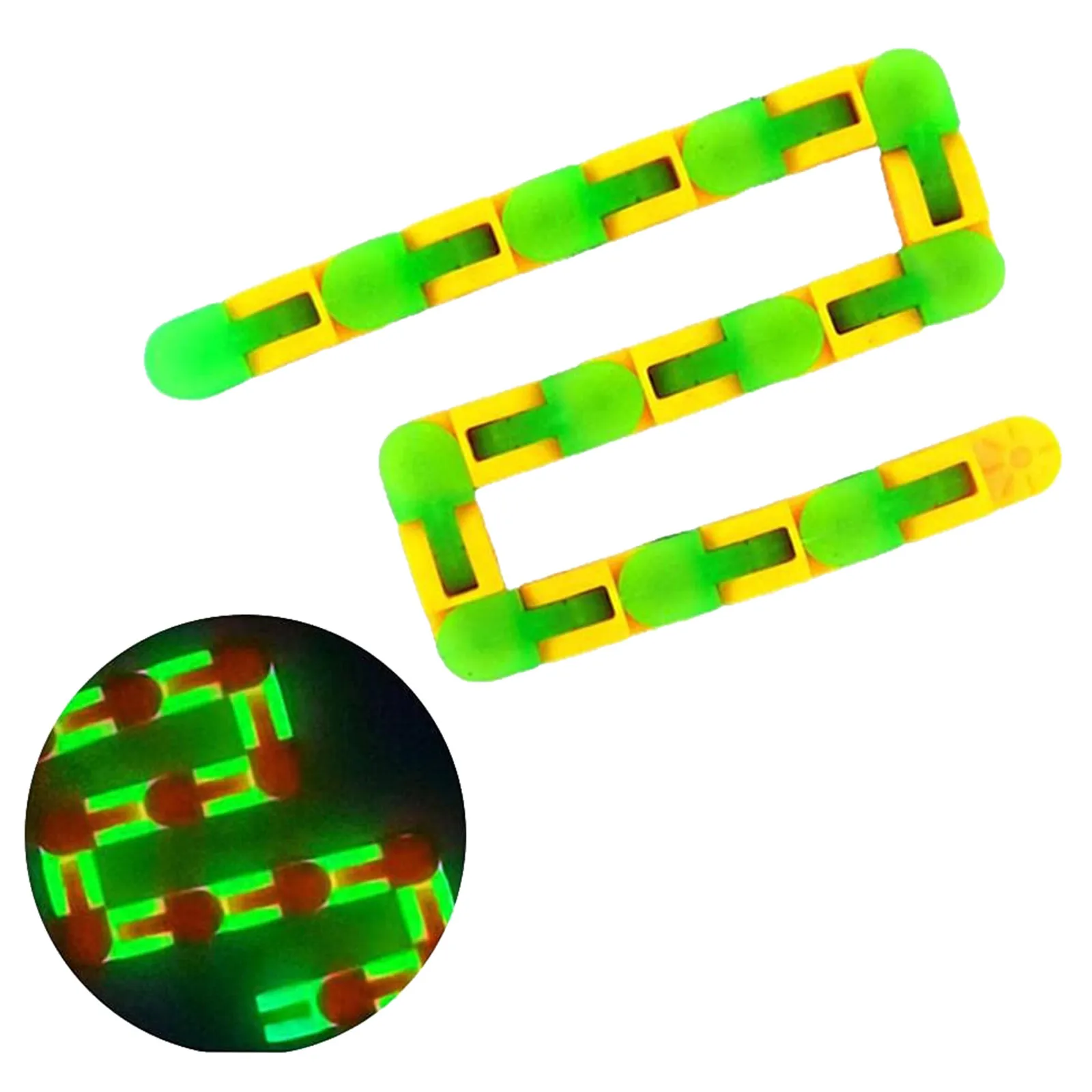 New 24 Links Wacky Tracks Fidget Antistress Chain Toy For Children Bike Chain Stress Relief Bracelet Adults Sensory Toy Gifts