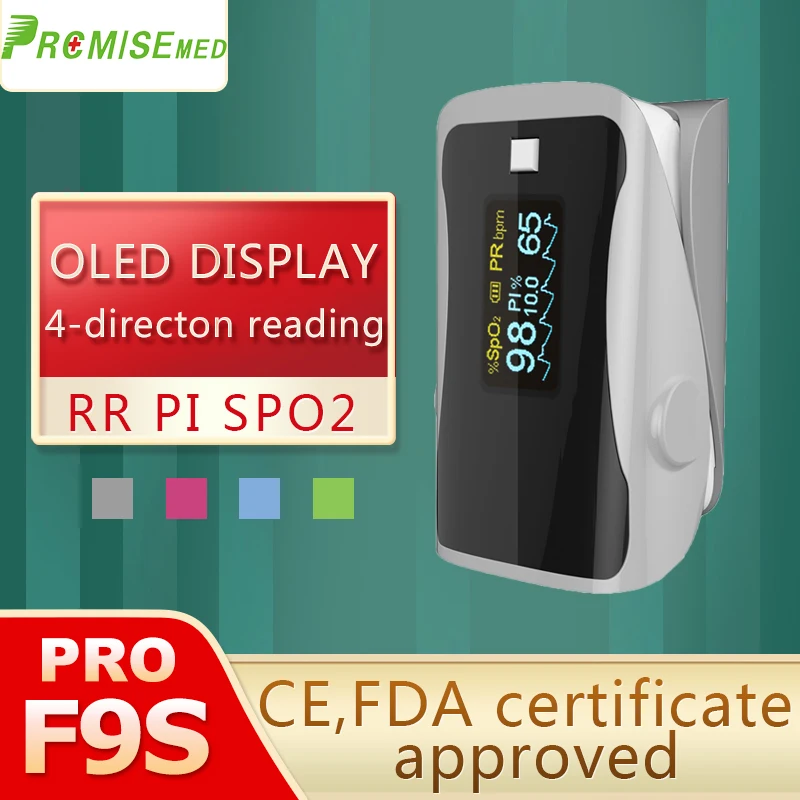 PRCMISEMED Household Health Monitors Pulse Oximeter ABS Silicone Sensor Equipment Finger Portable Oximetro-Grey | Красота и здоровье