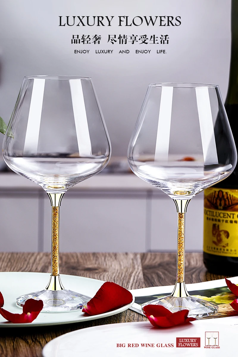 vidro vinho decanter conjunto luxo taça champanhe