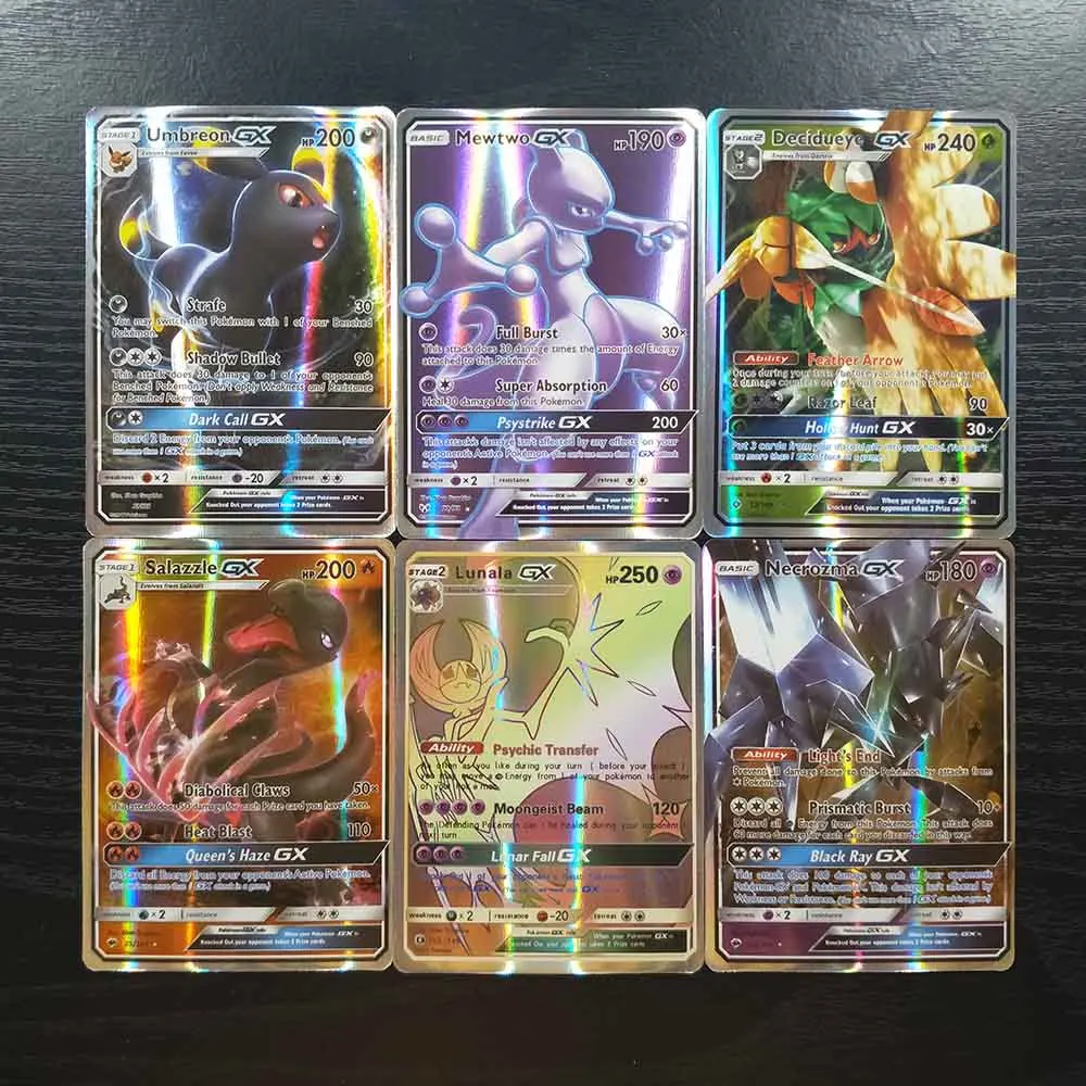 TAKARA TOMY, Покемон, 120 шт., флеш-карты, 109 GX, 11 тренировочных коллекций, битва, сверкающая карточная настольная игра, детские игрушки, подарки
