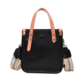 

Women's Bags-Style Contrasting Color Shoulder WOMEN'S Bag High Grade Sense Shoulder Hand Bucket Bag