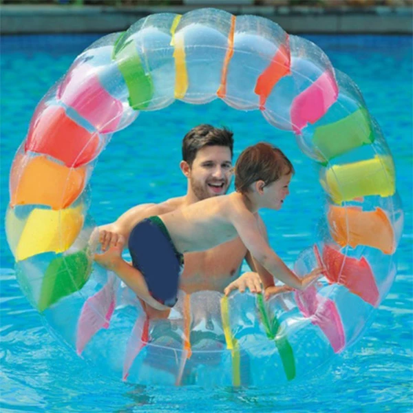 water wheel inflatable pool toy