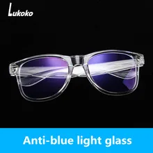 LUKOKO анти голубой свет очки для женщин и мужчин компьютерные игровые очки Блокировка анти синий луч излучения синий Блокер очки