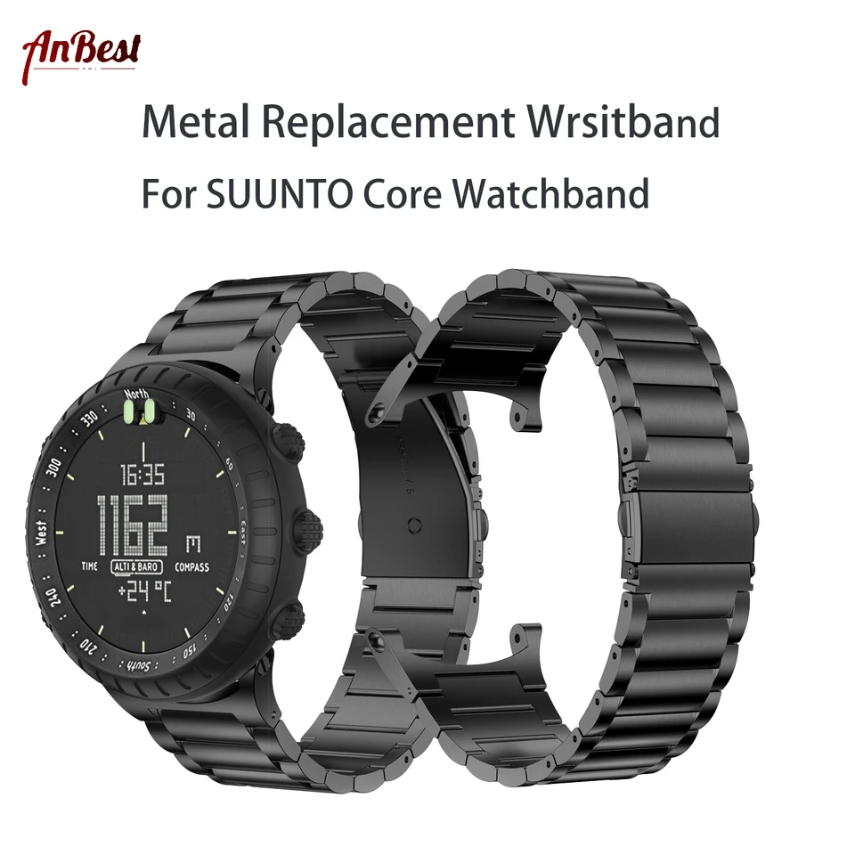 suunto stainless steel watch