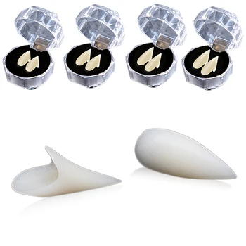 

4 Styles Horrific Fun Clown Dress Zombie Teeth Halloween Party Dentures Props Zombie Devil Teeth for Haunted house staff