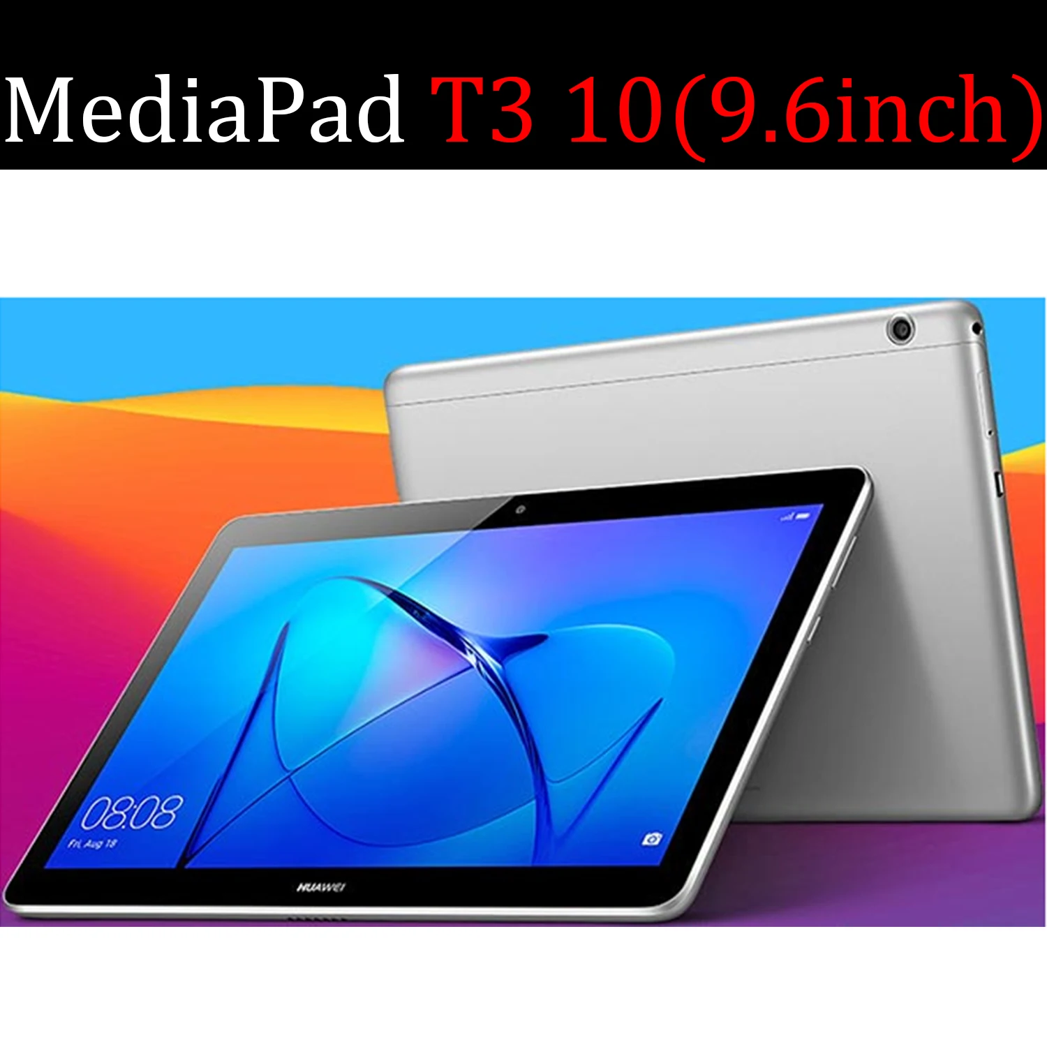 Tablet case for Huawei MediaPad T3 10 9.6-inch Leather Smart Sleep wake funda Trifold Stand Solid cover capa for AGS-W09/L09/L03-5