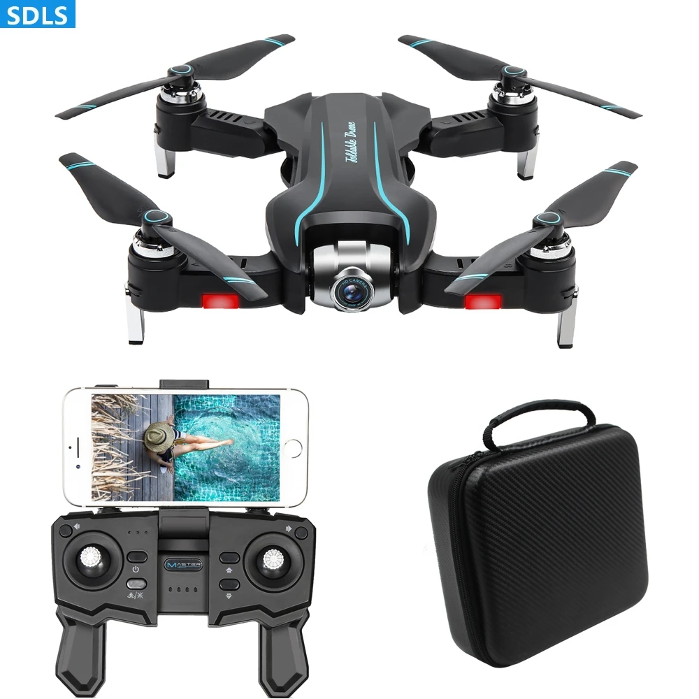 

Foldable RC Mini Drone 4K HD Wifi FPV Camera Quadcopter Toys Dual Camera Optical Flow Positoning Adjustable Wide-Angle Lens Dron