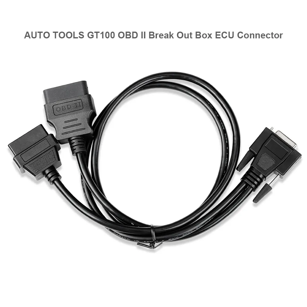 Godiag ferramentas automáticas gt100 obd ii quebrar caixa ecu conector para godiag gt100
