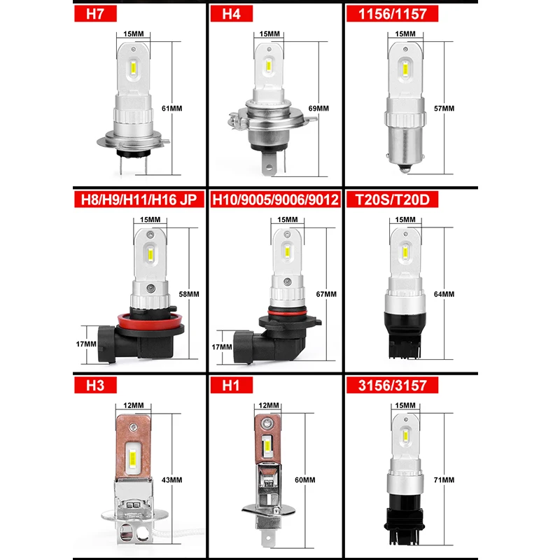 HLXG светодиоды с чипом CSP H1 лампада н3 H8 светодиодный туман светильник 24W h11 противотуманная фара светодиодный лампы светильник H3 H9 H10 9012 H7 9005 HB3 9006 HB4 H16 светодиодный потолочный светильник