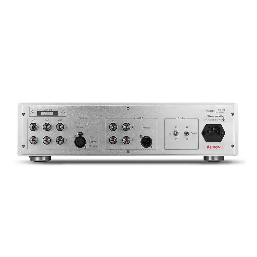 Nobsound Hi-Fi класс A 6N11 вакуумный ламповый предусилитель одноконцевый XLR сбалансированный ARC LS22