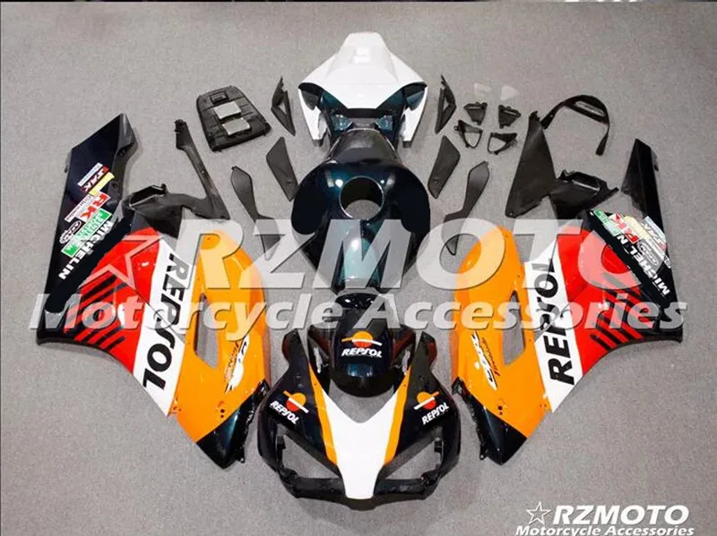 Мотоциклетный обтекатель abs комплект для Honda CBR1000RR 2004-2005 корпусные детали плесень черный белый красный Магазин № 0080 - Цвет: All sorts of color