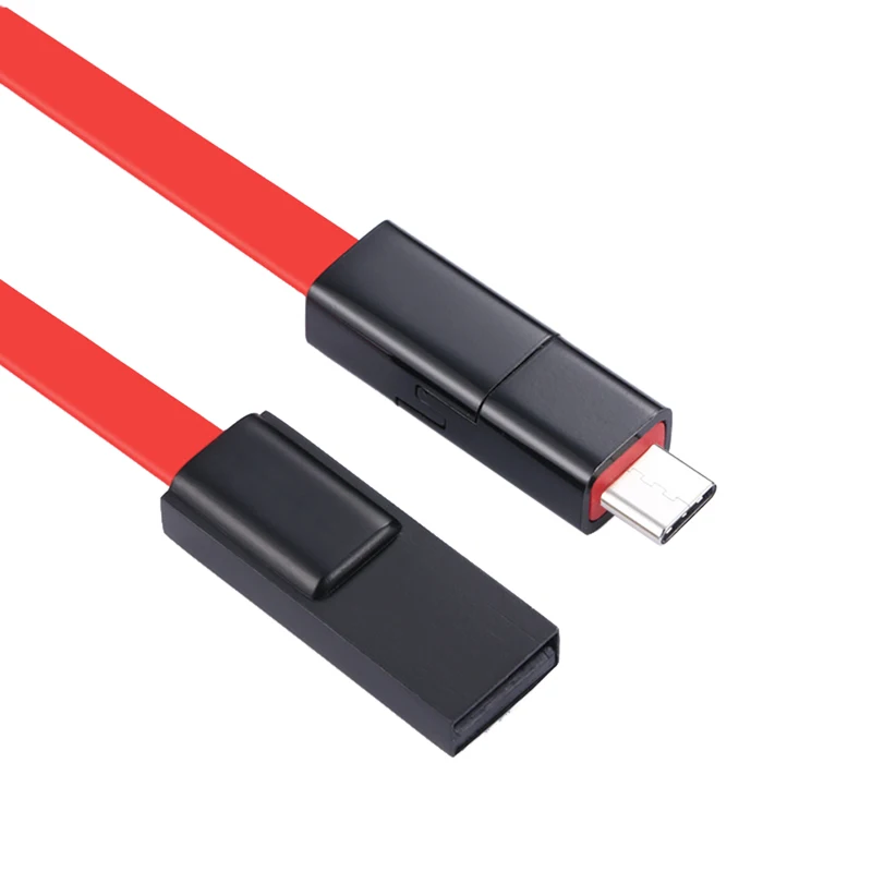 TypeC Black Red Moucit 1,5 м Восстановленный кабель Micro USB и кабель usb type C для huawei Xiaomi Mi6 samsung Galaxy S9 S8 кабель для быстрой зарядки телефона - Цвет: TypeC Black Red