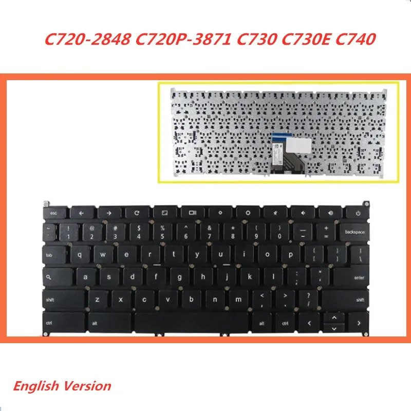 Английская клавиатура для ноутбука ACER C720-2848 C720P-3871 C730 C730E C740 | Компьютеры и офис