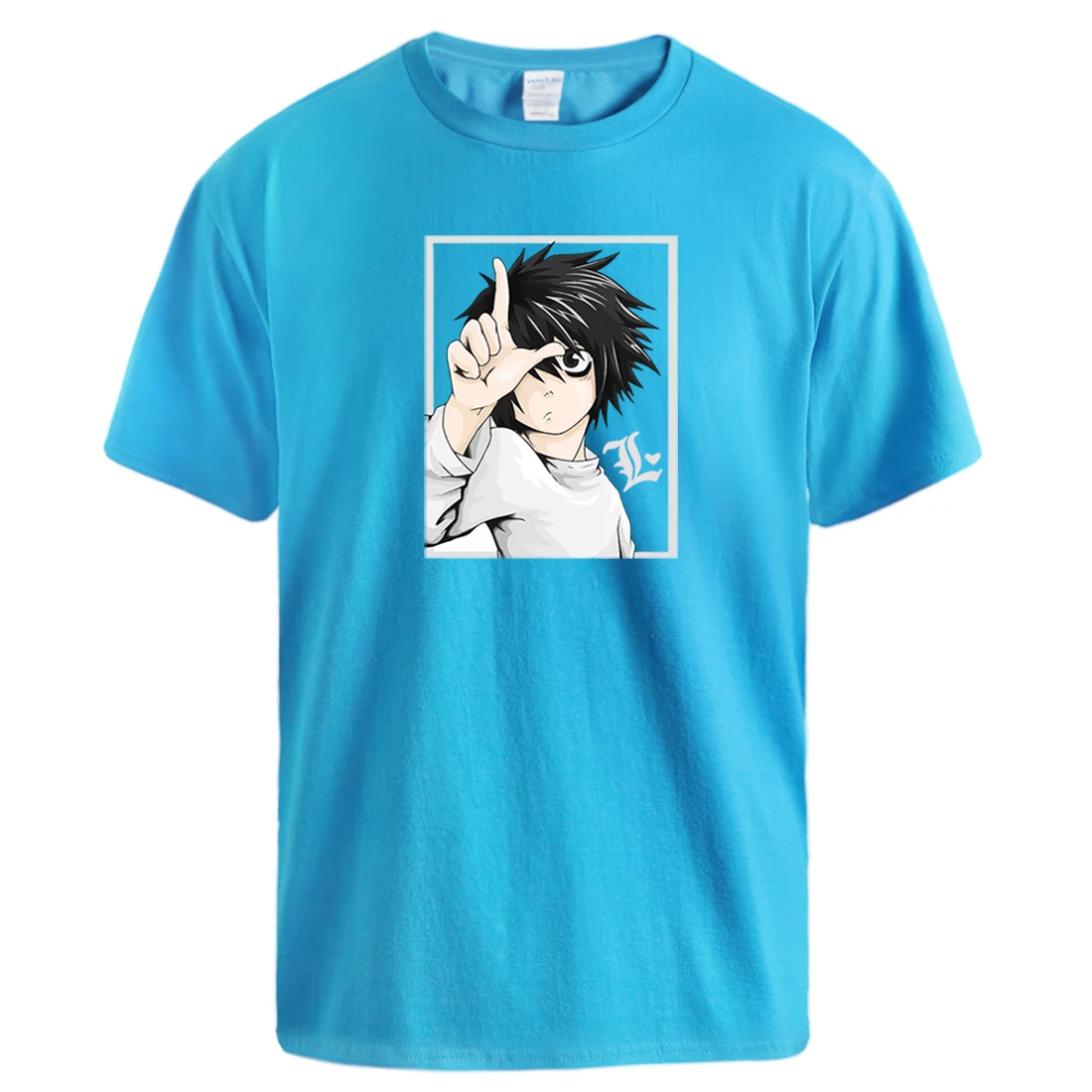 

Mens Death Note Cartoon Print Tshirts 2020 Man Summer T-shirts Funny Fashion Clothes Short Sleeve Tops Leisure Casual T Shirt