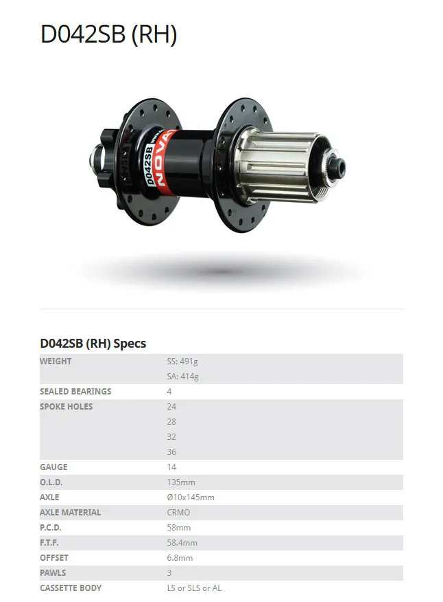 Novatec D041SB D042SB Дисковый Тормоз MTB Передняя Задняя втулка AL7075 или стальной Кассетный корпус черный красный горный велосипед часть 28/28 отверстий