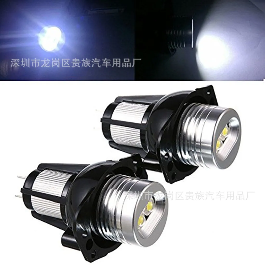 

BMW Angel Eyes 10 w bmw Angel Eyes E90 E91 LED Only Fog Lights Decorative Lights