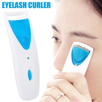 

Women Electric Heated Eyelash Curler Lasting Curl Eye Lash Perm Automatic Eyelashes Clip Make Up Tool HJL2019