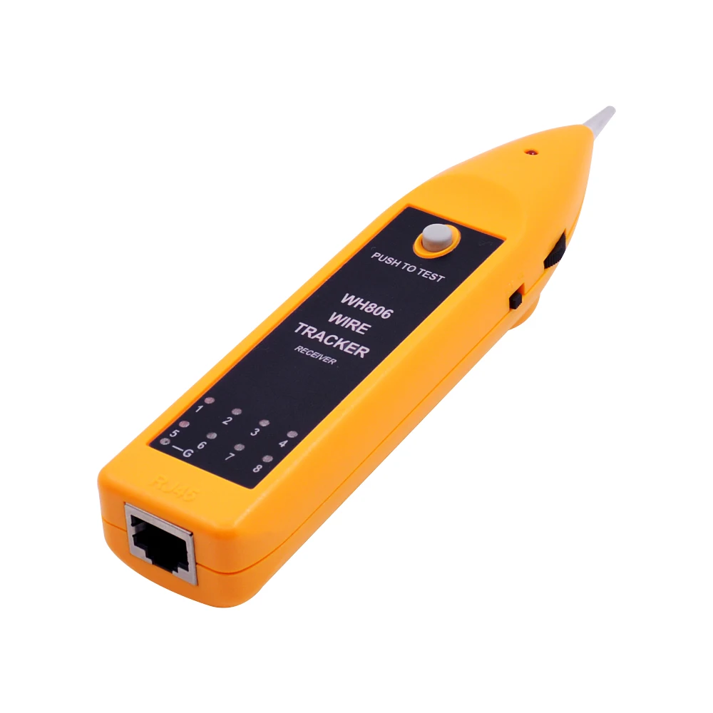 MJTEK Кабельный тестер WH806R телефонная сеть провода трекер для Cat5 Cat5E Cat6 RJ45 RJ11 линия поиск тестирования сетевой инструмент