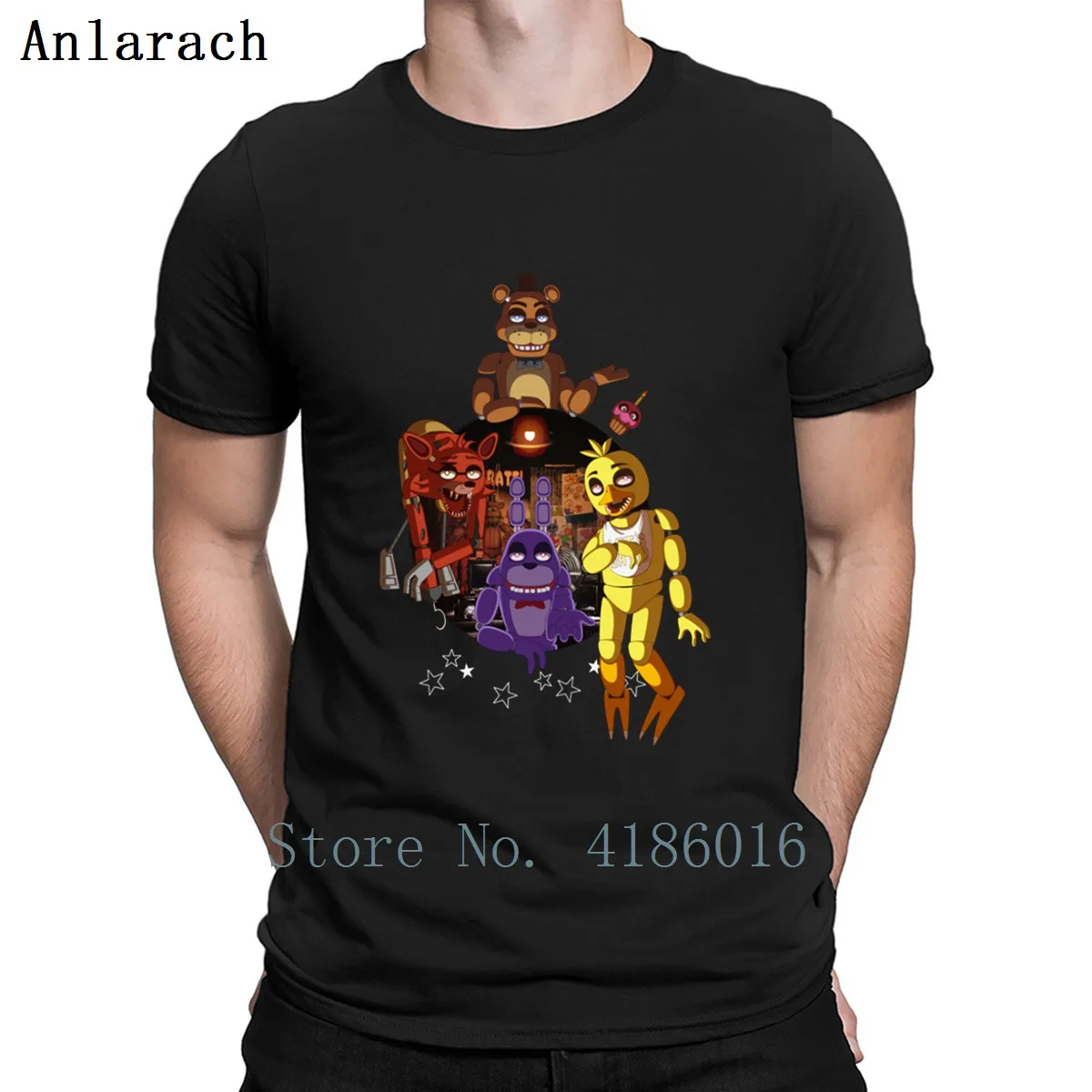 Fnaf банда футболка хлопок интересный уличная забавные весенние размеры S-5xl Уникальный Заказ