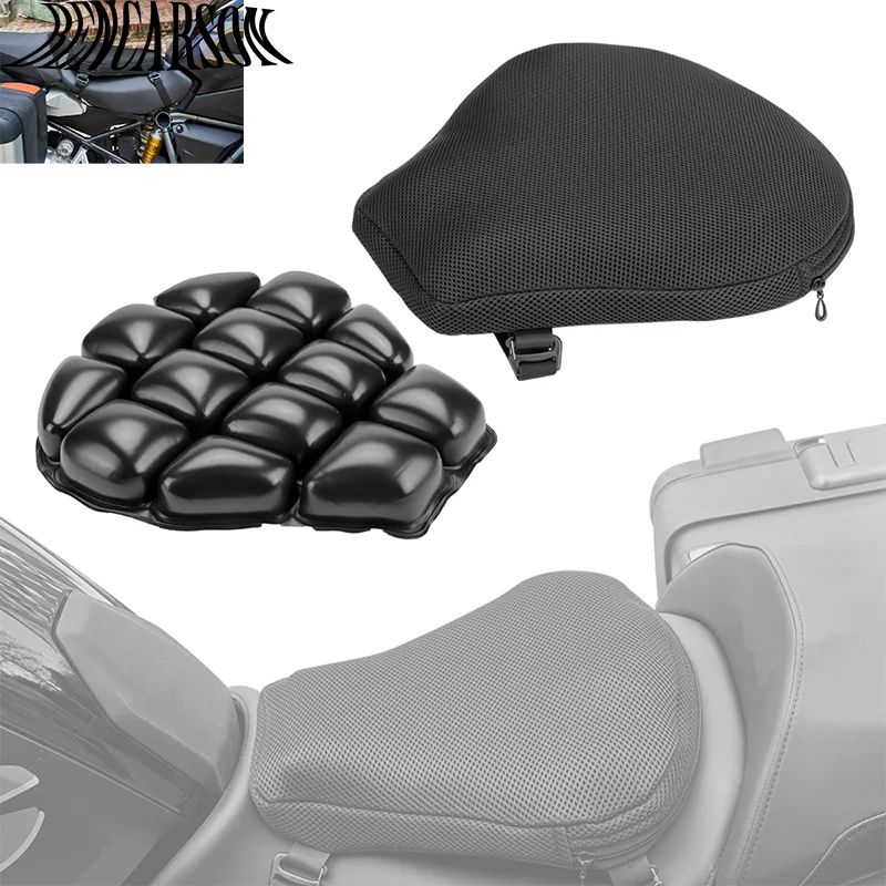 Universal Motorcycle Seat Cushion Inflatable Cover 3d Comfort Scooter For Halley Honda Dio Kawasaki Z900 Suzuki Yamaha Ninja 650 |
