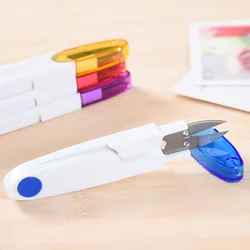 Tesoura para costura ponto cruz DIY, alfaiate, ferramenta de costura, suprimentos, portátil, cortador de linha, tosquiadeira, aparador de fio, pique