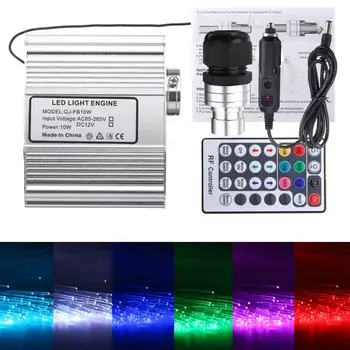 

Hot Sale 10W RGBW Remote LED Fiber Optic Star Ceiling Lights Kit Remote Control Electrical Tools light engine