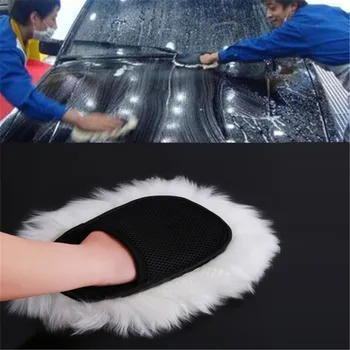 

Soft Microfiber Car Washing Gloves Window Wash Tool Auto Care Detailing Car Accessories Vehicle Home Cleaning Usage