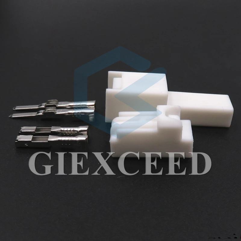 Car Wiring Connector 2 Sets 2 Pin AC Assembly Car Wiring Connector Auto 90980-12498 1300-9342 Cigarette Lighter Wire Socket For Toyota Vios Levin