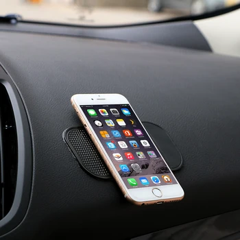 

Car Anti Slip Pad 128*67mm for Mobile Phone GPS Coin Key Silicone Universal Automobile Interior Accessories Anti Slip Mat