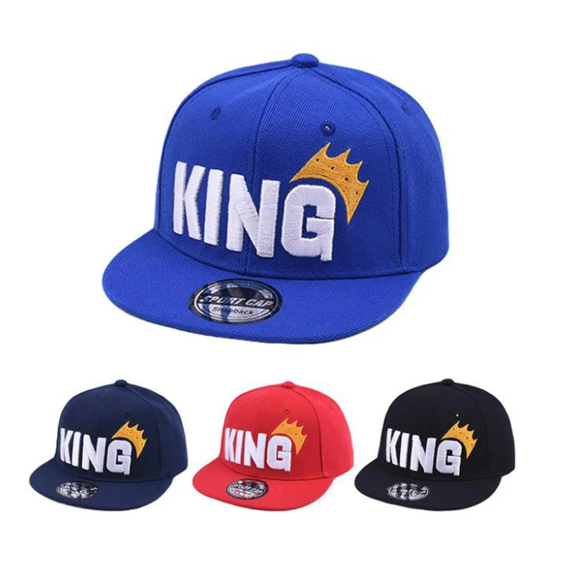 Doitbest Children Baseball Cap Hip Hop 2 to 8 Years old king letter embroidery kids Sun Hat Boys Girls Caps snapback hats | Аксессуары