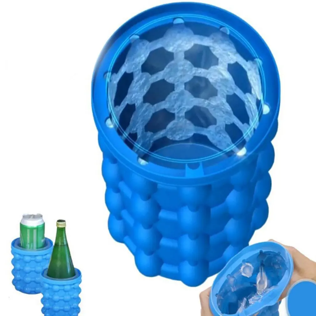 

Silicone Ice Maker Fast Cold Ice Bucket Ice Storage Silicone Bucket dropshipping