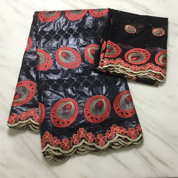 

African bazin riche getzner tulle lace fabric 2019 latest design basin riche getznet nouveau bazin brode African Wax 7yards/lot