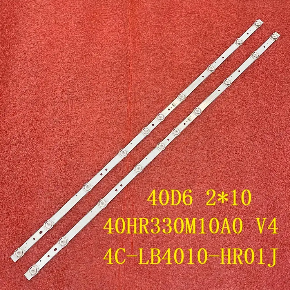 Led para Tcl Lote Tira Retroiluminação 40s6500fs 40s6500 40f6f 40l2f 40d6 10x2 40hr330m10a0 v4 4c-lb4010-hr01j 10 Pçs - - Image 6