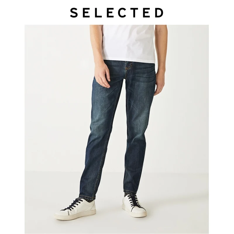 SELECTED Men's Slight Stretch Denim Pants New Regular Casual Tapered Tight-leg Jeans S|419332526 SELECTED Men's Slight Stretch Denim Pants New Regular Casual Tapered Tight-leg Jeans S|419332526