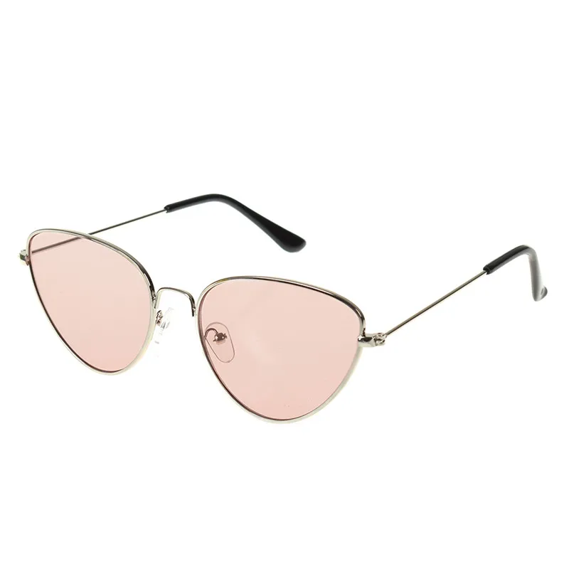 Модные трендовые новые Cateye Солнцезащитные очки женские винтажные градиентные очки ретро солнцезащитные очки «кошачий глаз» женские очки для мужчин и женщин - Цвет оправы: rose red